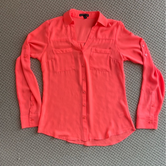 Express Button-Down Blouse Size XS - Picture 12 of 15